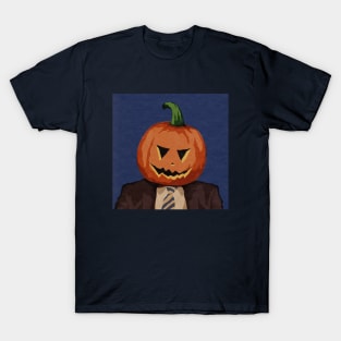 Pumpkin Head Dwight Shrute T-Shirt